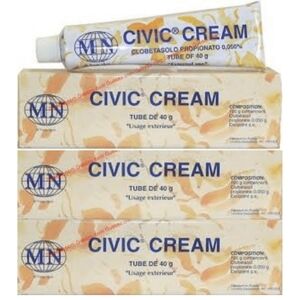 Civic body cream tube 1.41oz-(3pcs)